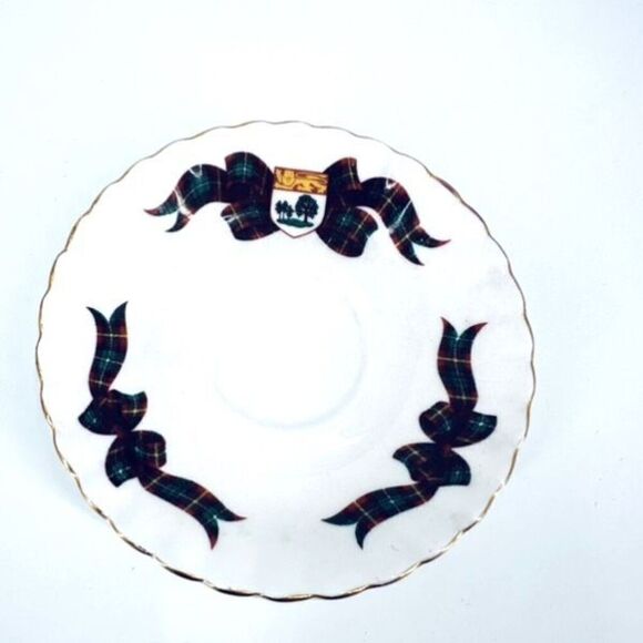 Royal Albert Fine Bone China England Tartan Prince Edward Isle Cup & Saucer Set - Picture 4 of 12